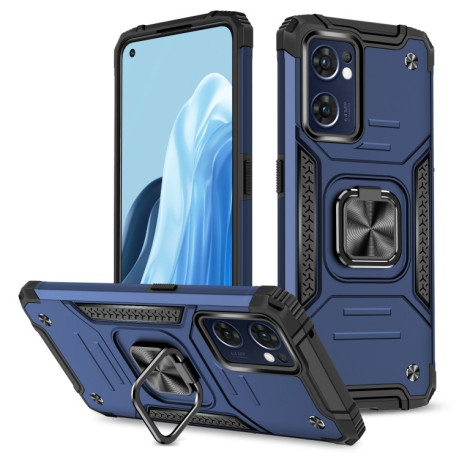 Протиударний чохол Magnetic Armor для OPPO Reno7 4G - синій