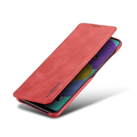 Чехол-книжка LC.IMEEKE Hon Ancient Series на Samsung  Galaxy A51 / M40S -красный