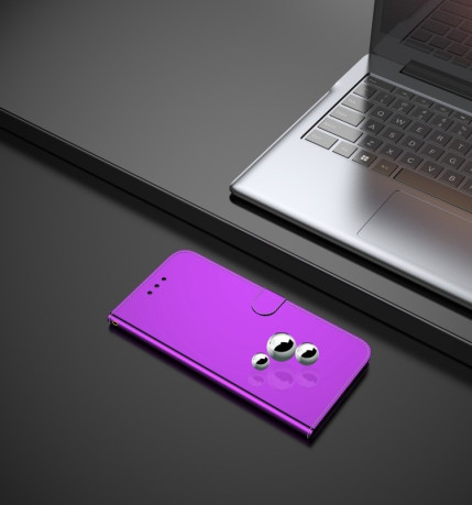 Чохол-книжка Lmitated Mirror на Xiaomi Mi 11 - фіолетовий