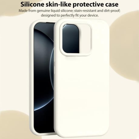Силиконовый чехол Liquid Silicone Skin-friendly на Xiaomi 17 - розовый