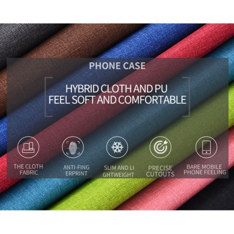 Противоударный чехол Cloth Texture на Samsung Galaxy S21 FE - коричневый