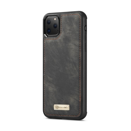 Шкіряний чохол-гаманець CaseMe-008 на iPhone 11 Pro Max - чорний