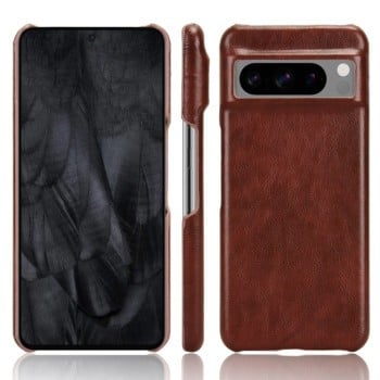 Чохол Litchi Texture для Google Pixel 8 Pro - коричневий