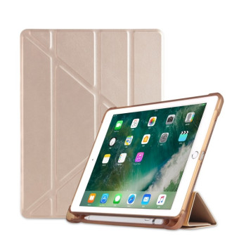 Чехол- книжка Multi-folding для iPad 9.7 (2018) / 9.7 (2017) / air / air2 - золотой