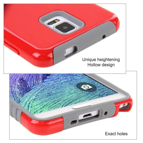 Протиударний Чохол Haweel Dual Layer Red для Samsung Galaxy Note 4