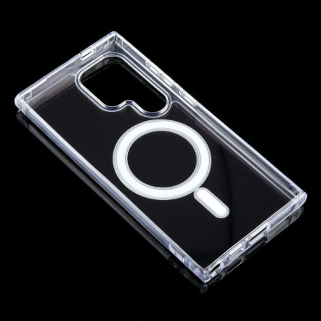 Чехол Clear Case MagSafe Simple Magnetiс для Samsung Galaxy S24 Ultra 5G - прозрачный