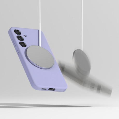 Оригінальний чохол Ringke Silicone MagSafe для Samsung Galaxy S25+ - Purple