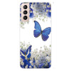 Чохол Painted Pattern для Samsung Galaxy S22 5G - Purple Butterfly