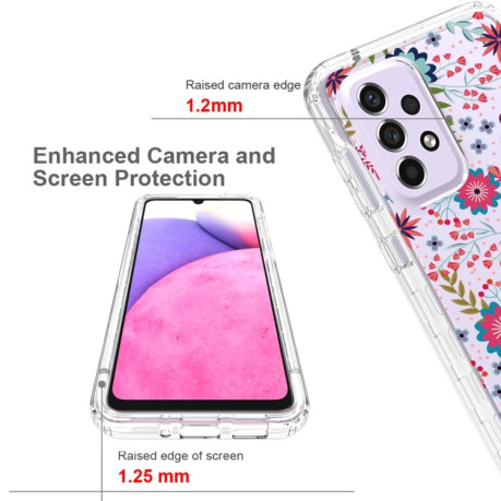 Протиударний чохол Transparent Painted для Samsung Galaxy A33 - Small Floral
