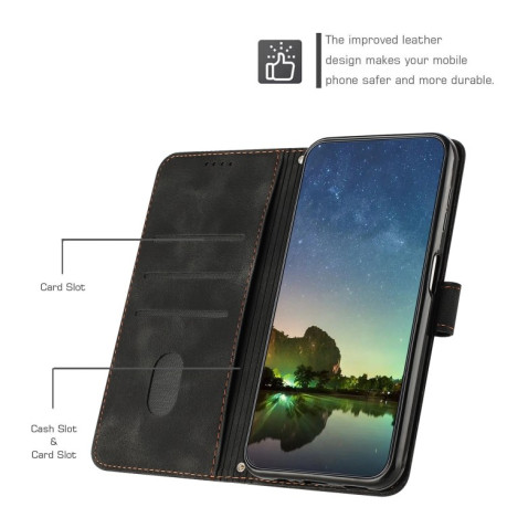 Чохол-книжка Dream Triangle Leather на Samsung Galaxy S24 Ultra - чорний