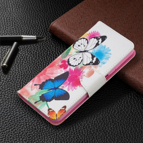 Чохол-книжка Colored Drawing Series на Xiaomi Mi 10T / 10 Pro - Two Butterflies