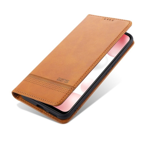 Чехол-книжка AZNS Magnetic Calf на Xiaomi Mi 11 - коричневый