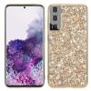 Ударозахисний чохол Glittery Powder Samsung Galaxy S22 Ultra 5G - золотий