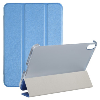 Чехол-книжка Silk Texture Three-fold на iPad mini 6 - синий