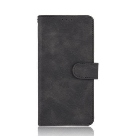 Чехол-книжка Solid Color Skin Feel на Samsung Galaxy S21 FE  - черный