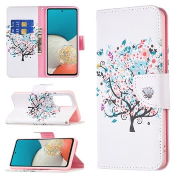 Чохол-книжка Colored Drawing Pattern для Samsung Galaxy A53 5G - Tree