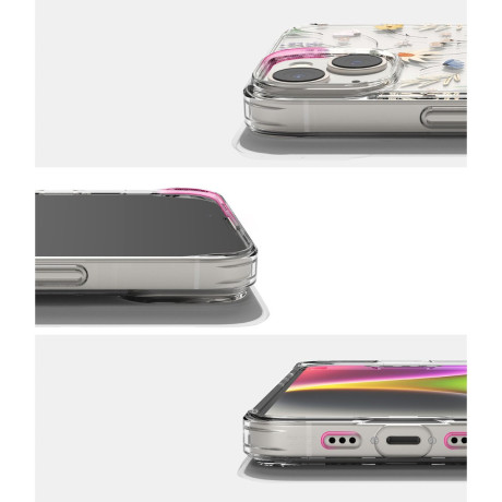 Чехол Ringke Fusion Design Armored Case Cover with Gel Frame  для iPhone 14 Plus - Dry flowers