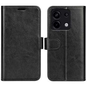 Чохол-книжка R64 Texture Single для Xiaomi Redmi Note 13 Pro 5G/Poco X6 5G - чорний