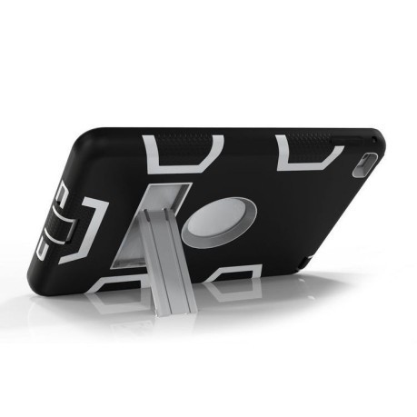Противоударный чехол Kickstand Detachable 3 in 1 на iiPad mini 4 черно-белый