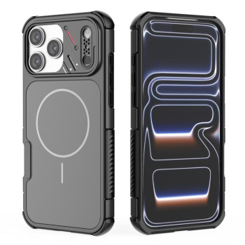Противоударный чехол Escase с MagSafe и охлаждением на iPhone 18 Pro / 17 Pro — чёрный