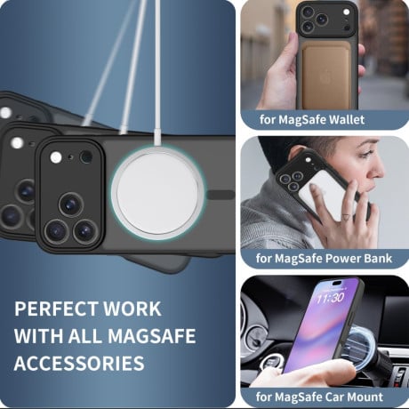 Чохол Tech-Protect BasicMag MagSafe на iPhone 17 Pro Max - Matte Black