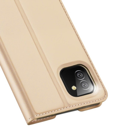 Чехол-книжка DUX DUCIS Skin Pro Series на Samsung Galaxy A03/A04E - золотой