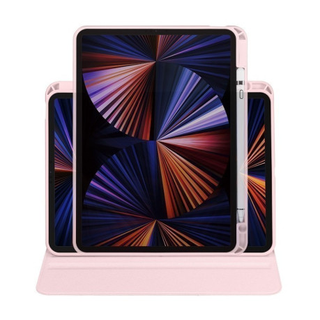 Чохол-книжка Acrylic 360 Degree Rotation Holder Leather для iPad Pro 13 2024 - рожевий