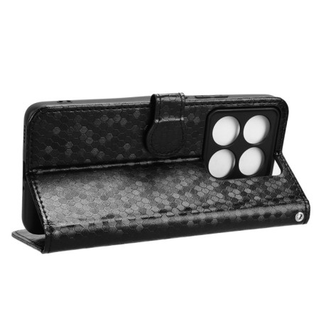 Чохол-книжка Honeycomb Dot для Xiaomi 14T - чорний