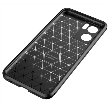 Ударозахисний чохол HMC Carbon Fiber Texture на Reno7 5G Global/ Find X5 Lite/OnePlus Nord CE2 5G - синій