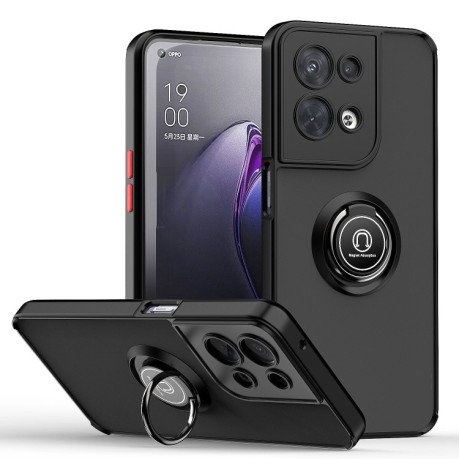 Протиударний чохол Q Shadow 1 Series для OPPO Reno 8 - чорно-червоний