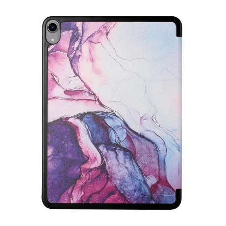 Чохол-книжка Silk Texture Colored Drawing Pattern для iPad mini 6 - Marble Shiratama Purple