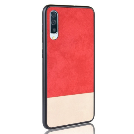 Противоударный чехол  Color Matching Denim на Samsung Galaxy A50/A30s/A50s-красный