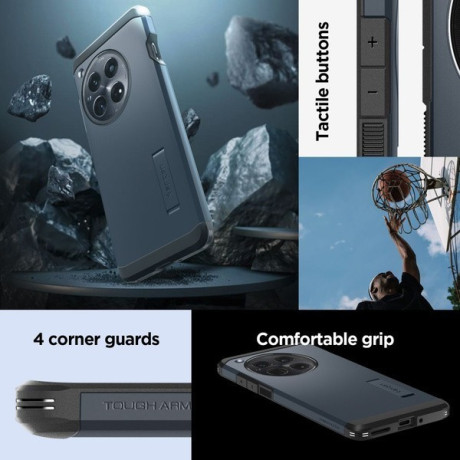 Оригінальний чохол Spigen Tough Armor на OnePlus 12 - Gray