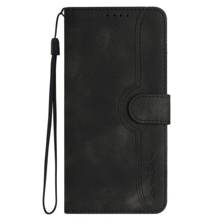 Чехол-книжка Skin Feel Heart Amile для Infinix Smart 8 - черный