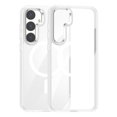 Противоударный чехол Highly Transparent MagSafe на Samsung Galaxy S24 5G  - прозрачный