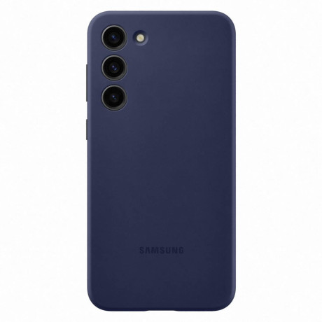 Оригінальний чохол Samsung Silicone Cover Rubber для Samsung Galaxy S23 Plus - navy blue (EF-PS916TNEGWW)