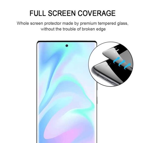 Защитное 3D стекло c прорезью под отпечаток пальца Edge Full Screen для Samsung Galaxy S23 Ultra 5G – черное