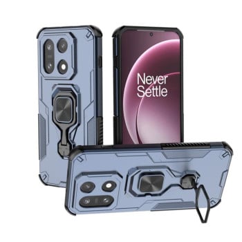 Противоударный чехол Metal Kickstand TPU Hybrid PC на OnePlus 15 — синий