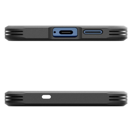 Оригинальный чехол Spigen Tough Armor Mag (Magsafe) на Samsung Galaxy S25 - Dark Gray