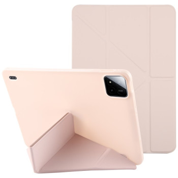 Чехол-книжка Demation Silicone Leather для Xiaomi Pad 7 / 7 Pro - розовое золото