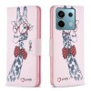 Чехол-книжка Colored Drawing Pattern для Xiaomi Redmi Note 13 Pro 5G/Poco X6 5G - Deer