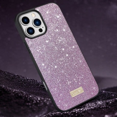 Чохол SULADA Glittery для iPhone 16 Pro Max - фіолетовий