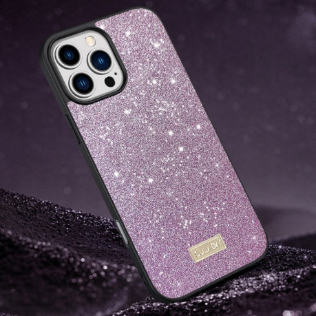 Чохол SULADA Glittery для iPhone 16 Pro - фіолетовий