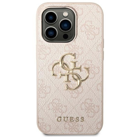 Оригінальний чохол Guess 4G Big Metal Logo для iPhone 14 Pro Max - pink