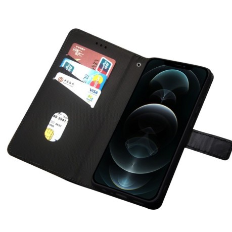 Чохол-книжка idewei Two-color Splicing для Realme C55 4G - фіолетовий