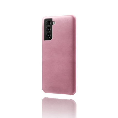 Противоударный чехол Calf Texture для Samsung Galaxy S22 - розовый