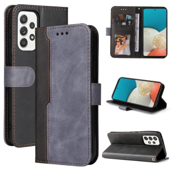 Чехол-книжка Business Stitching-Color для Samsung Galaxy A53 5G - серый