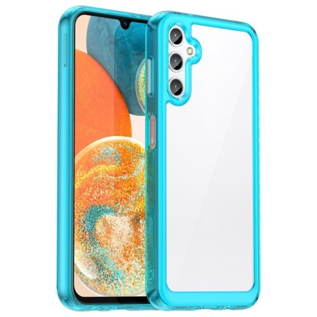 Противоударный чехол Colorful Series Acrylic для Samsung Galaxy A54 5G - синий
