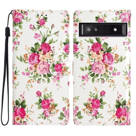 Чохол-книжка Colored Drawing Pattern для Google Pixel 9a - різнокольорові