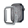 Противоударная накладка с защитным стеклом Armor Waterproof для Apple Watch Series 8/7 45mm - серая
